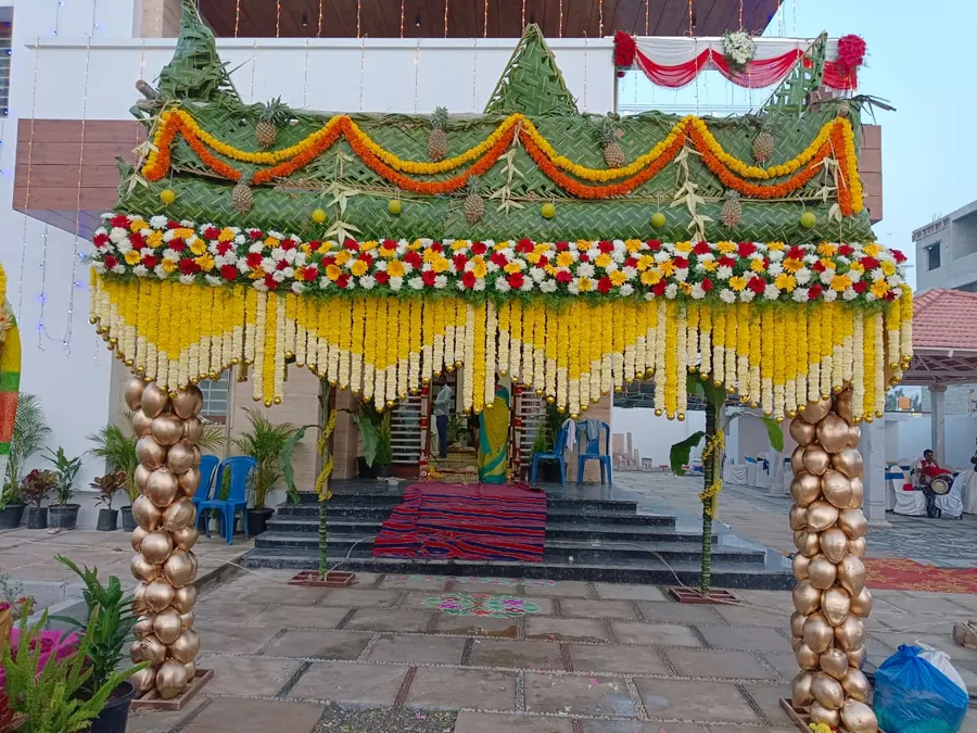 Grand chappara Decoration in Hyderabad